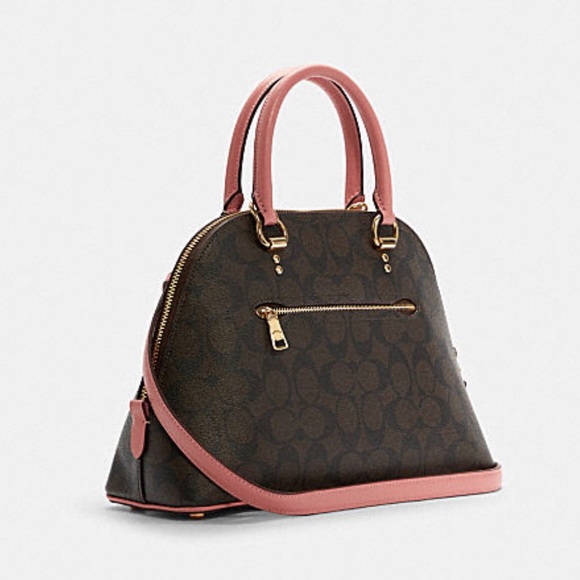 ❗️SOLD❗️Coach Katy Satchel In Signature Canvas - Picture 2 of 4